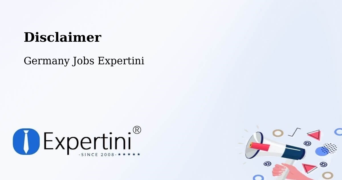 Disclaimer – Bitterfeld Wolfen - Germany Jobs Expertini